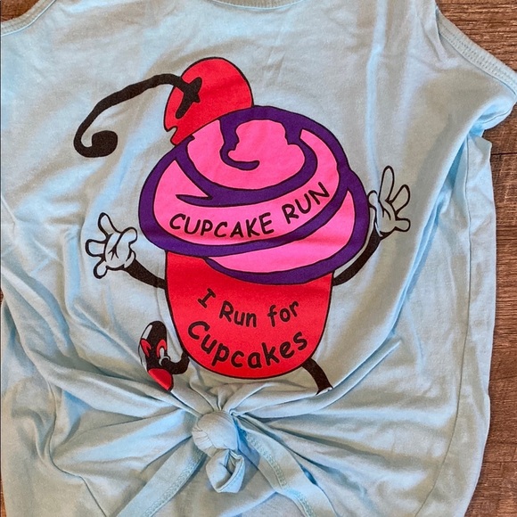 Playful Cupcake Graphic Racerback Tank Top - Picture 3 of 7